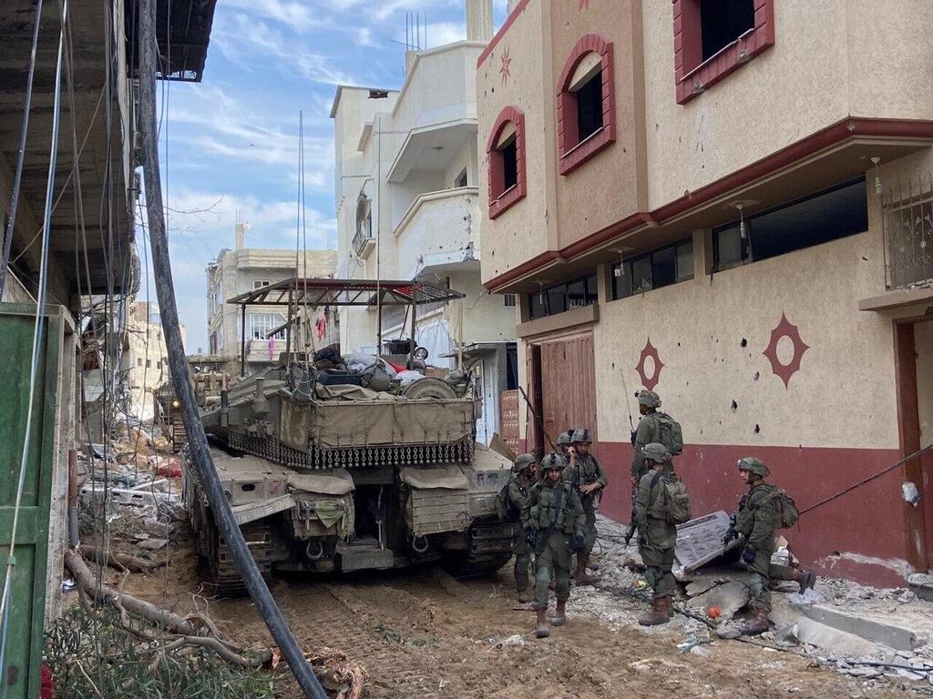 לוחמי צה"ל בקרב בסג'עייה בלב רצועת עזה