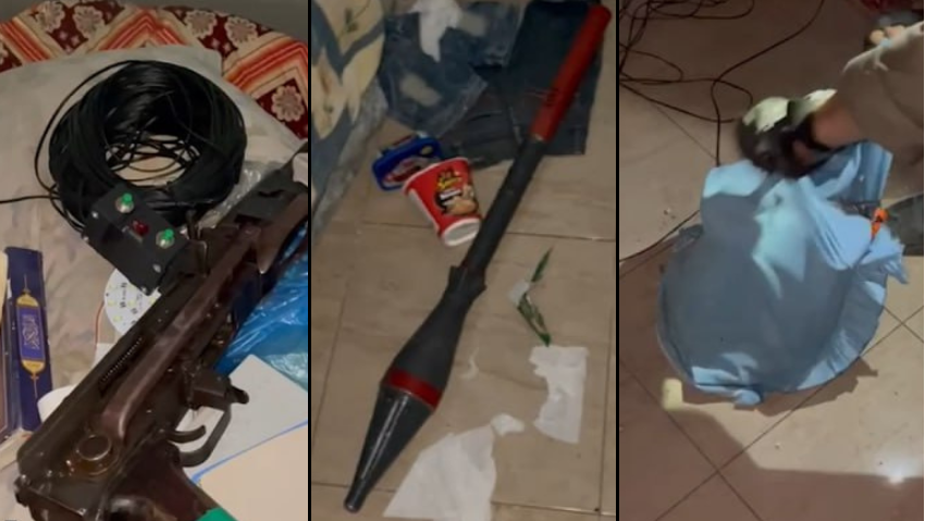 Видео: бойцы НАХАЛа обнаружили склады с оружием в жилых домах Газы