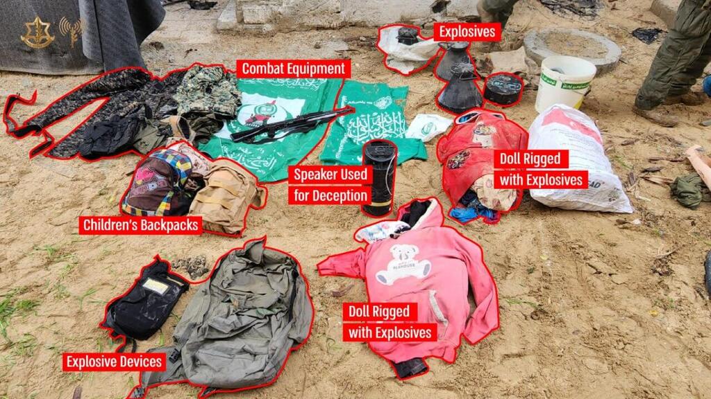 Hamas equipment used in the ambush
