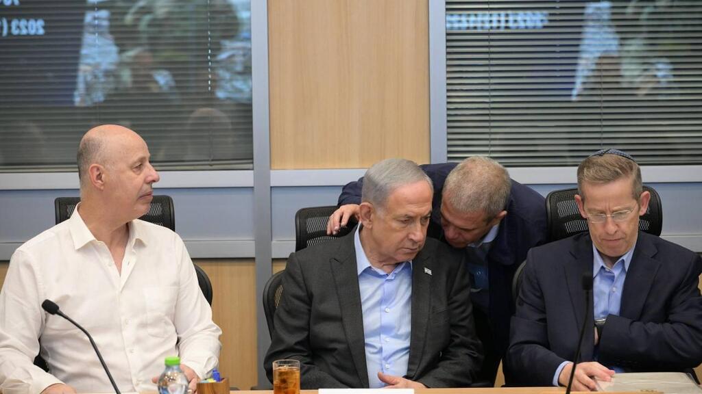 דיון קבינט המלחמה בקריה