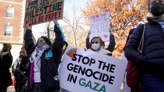 מחאה נגד ישראל בארה"ב