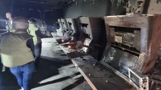 חמ"ל התצפיתניות השרוף בנחל עוז