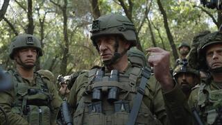 הרמטכ״ל הרצי הלוי בהערכת מצב בגבול לבנון עם מפקדי אוגדה 146