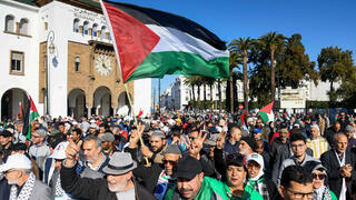 ההפגנות הפרו פלסטיניות ברבאט, מרוקו 