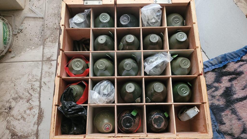 תמונות מהממצאים שנמצאו על ידי לוחמי הגדוד