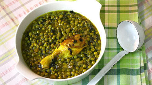 מרק אפונה קפואה