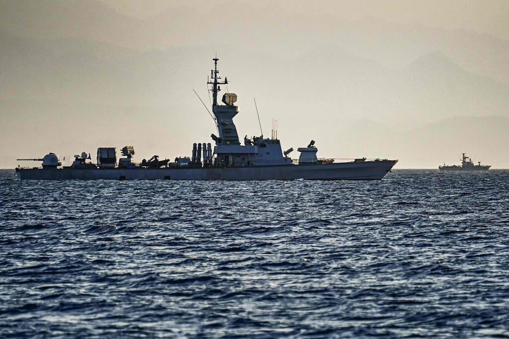 IDF navy patrols in the Red Sea off the coast of Eilat 