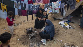 מחנה אוהלים בעזה אזור מווסי