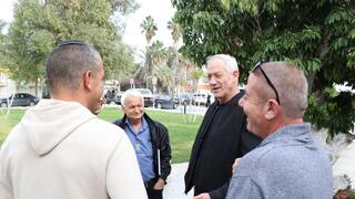 השר בני גנץ בביקור בדרום