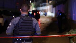 זירה זירת יריות ירי בשכונת הרכבת בלוד 2 נרצחו ו 1 במצב בינוני