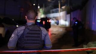 זירה זירת יריות ירי בשכונת הרכבת בלוד 2 נרצחו ו 1 במצב בינוני