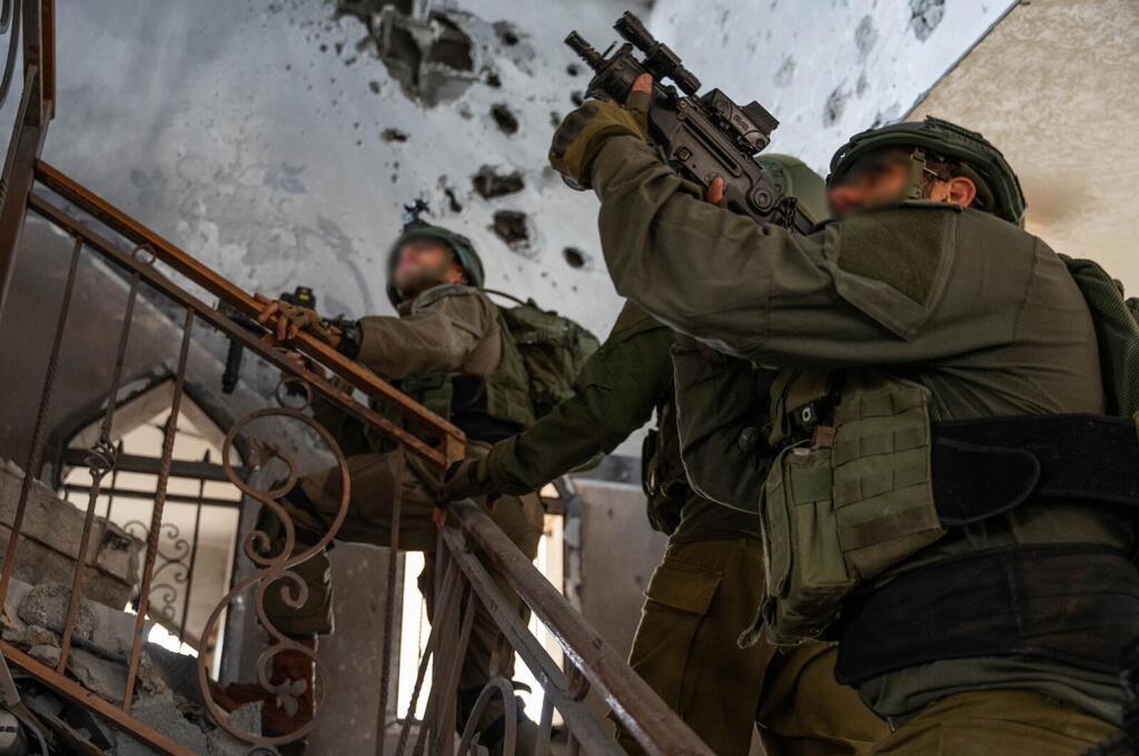 לוחמי צה"ל במרחב ח'רבת אחזעה