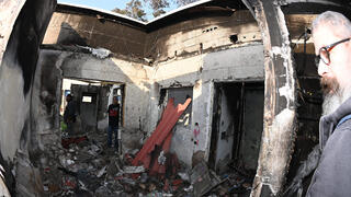 סיור לתקשורת בקיבוץ בארי מטעם מטה החטופים