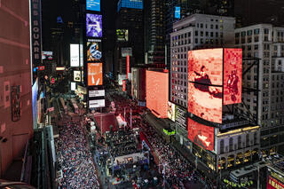 Celebrating 2024 at Times Square 