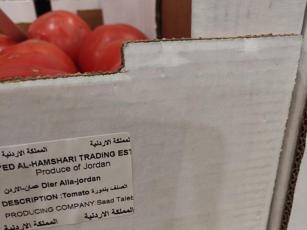 העגבניות מגיעות מירדן