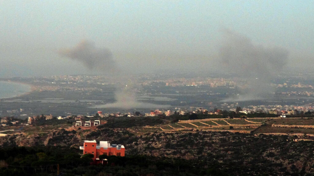 מתקיפות מעל מישורי אל-קלילה, דרומית לעיר החוף שבלבנון, צור בדרום לבנון