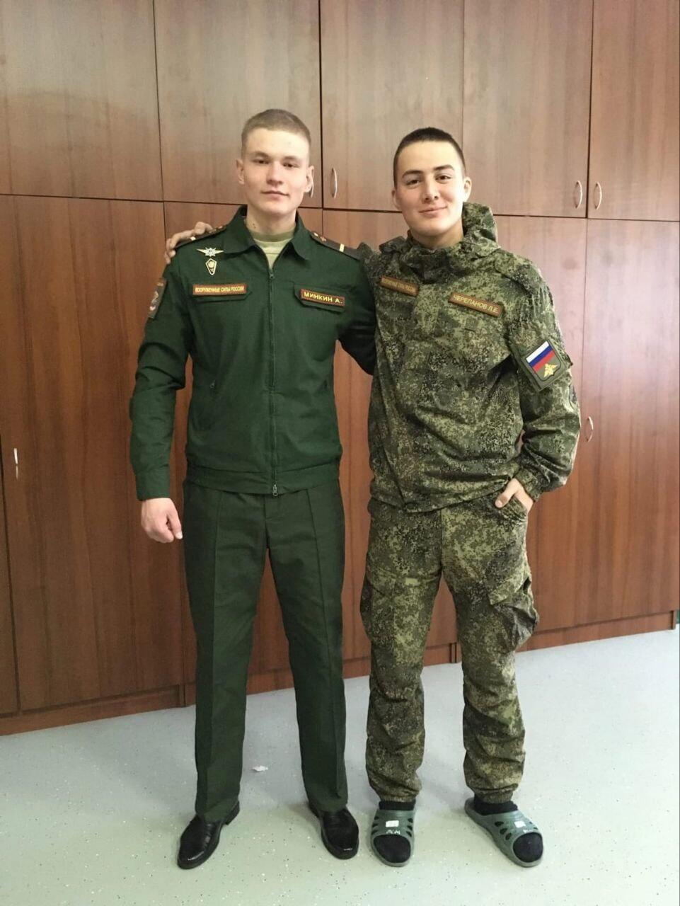 אלכסנדר מינקין בימי השירות בצבא הרוסי