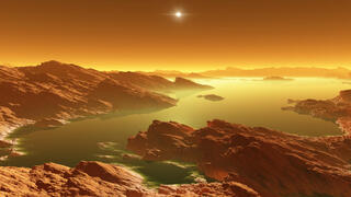 הדמיית פני השטח של טיטאן