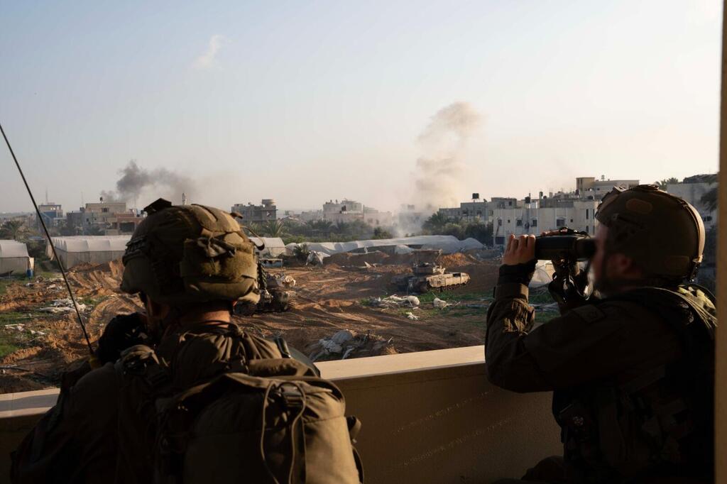 לוחמי צוות הקרב של חטיבה 5 השמידו מאות תשתיות טרור בכפר ח'רבת אח'זעה