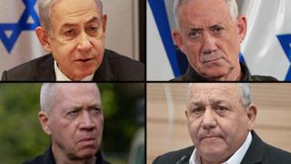 בני גנץ, גדי איזנקוט, בנימין נתניהו, יואב גלנט