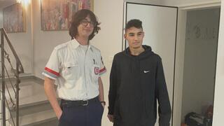 עידן בצלאל שחייו ניצלו אמו גלית ומתנדב מדא  חברו לכיתה גיא אלון