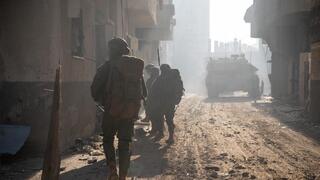 תיעוד מתקיפות צה"ל בשטח רצועת עזה במרחב בית לאהיה וחאן יונס