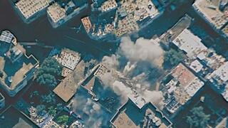 תיעוד מתקיפות צה"ל בשטח רצועת עזה במרחב בית לאהיה וחאן יונס