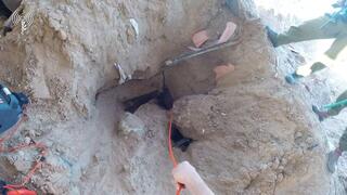 תיעודים מאיתור והשמדת פירי מנהרות על ידי צוות הקרב של חטיבה 646 בסאלח א-דין