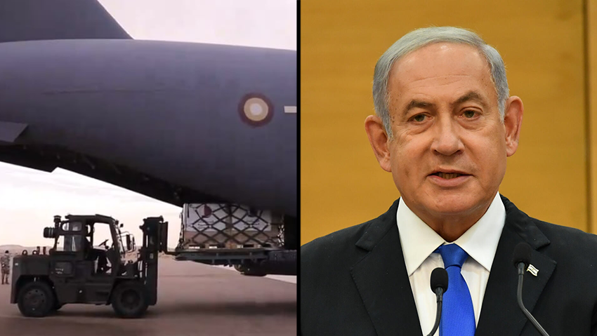 מטוסי הסיוע הקטארי נחתו באל עריש לפי דיווחים קטאריים
