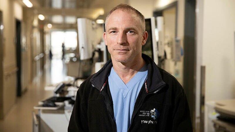 ד"ר אלון שוורץ, מנהל יחידת הטראומה במרכז הרפואי שערי צדק