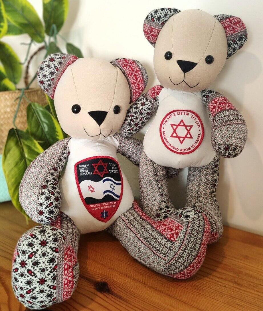 הדובים לזכרה של עמית מן ז"ל שנתפרו ממדי מד"א שלה