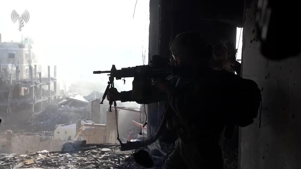 תיעוד מלחימת צוות הקרב של חטיבת כפיר בחאן יונס