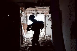 חייל צה"ל במעוז חמאס בח'אן יונס