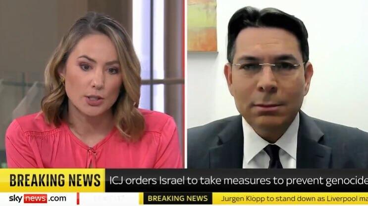 דני דנון ריאיון סקיי ניוז השוואת תוכנית הגירה מרצון טרנספר מרצון ל יהודים ב שואה
