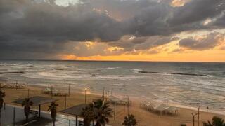 מזג אוויר חורפי בתל אביב