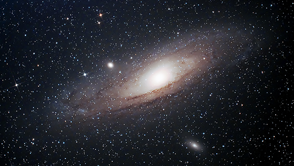 The Andromeda Galaxy, outside the Milky Way