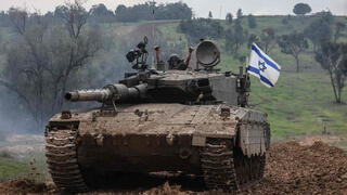כוחות צה"ל ליד חאן יונס רצועת עזה 