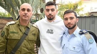 מפגש בין לוחם צנחנים לבין משפחתה של נעמי שטרית ז"ל שנרצחה בשבעה באוקטובר
