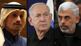 יחיא סינוואר, מוחמד בן עבד א-רחמן אאל ת'אני, בנימין נתניהו 