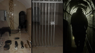 תיעוד של מפקד אוגדה 98 מהמנהרה שהתגלתה בחאן יונס והשמדתה על ידי לוחמי יהל"ם ואוגדה 98