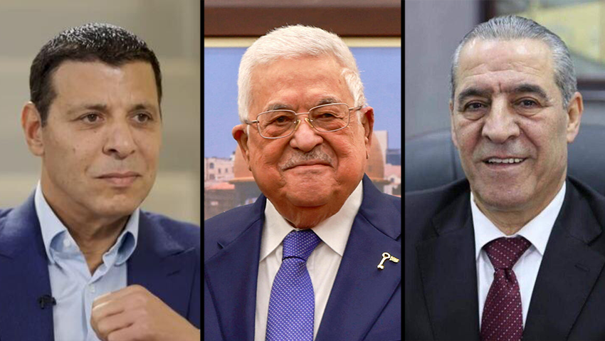 חוסיין א-שייח, אבו מאזן, מוחמד דחלאן