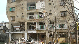 בניין הרוס ב א-נבטיה