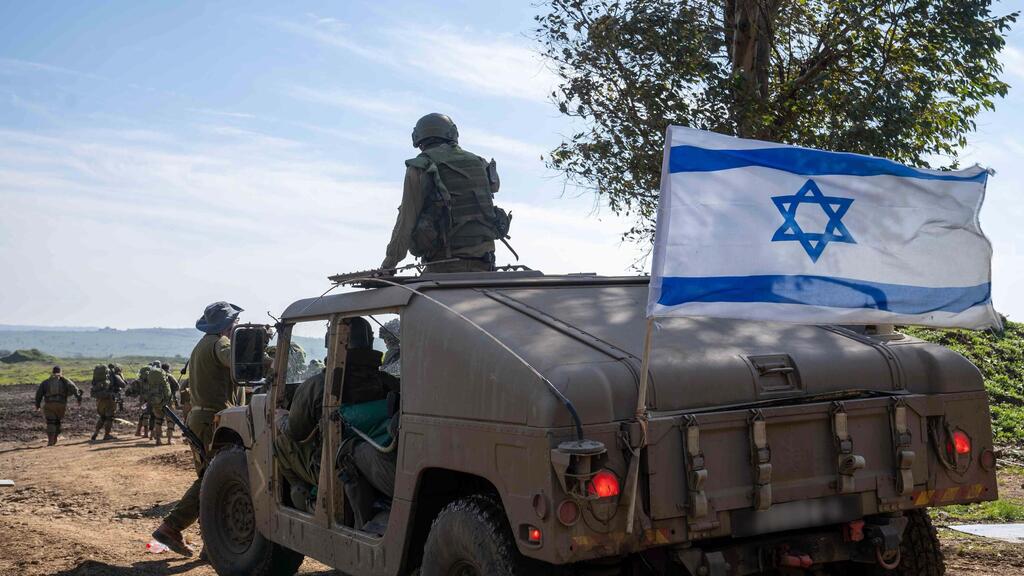 תרגול כוחות צה״ל בגבול הצפון
