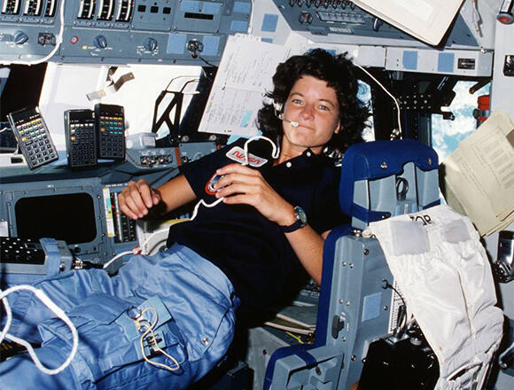 High skill and strong character. Ride on board the Space Shuttle Challenger during her first mission