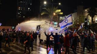 מחאה נגד הממשלה בקפלן, תל אביב