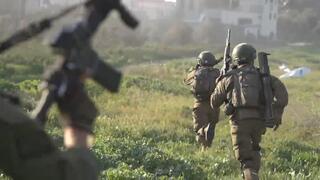 תיעוד מפעילות לוחמי חטיבת הצנחנים בחאן יונס