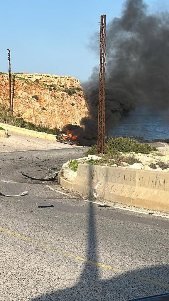 דיווח ערבי: כטב"מ ישראלי תוקף כלי רכב בא-נאקורה שבדרום לבנון