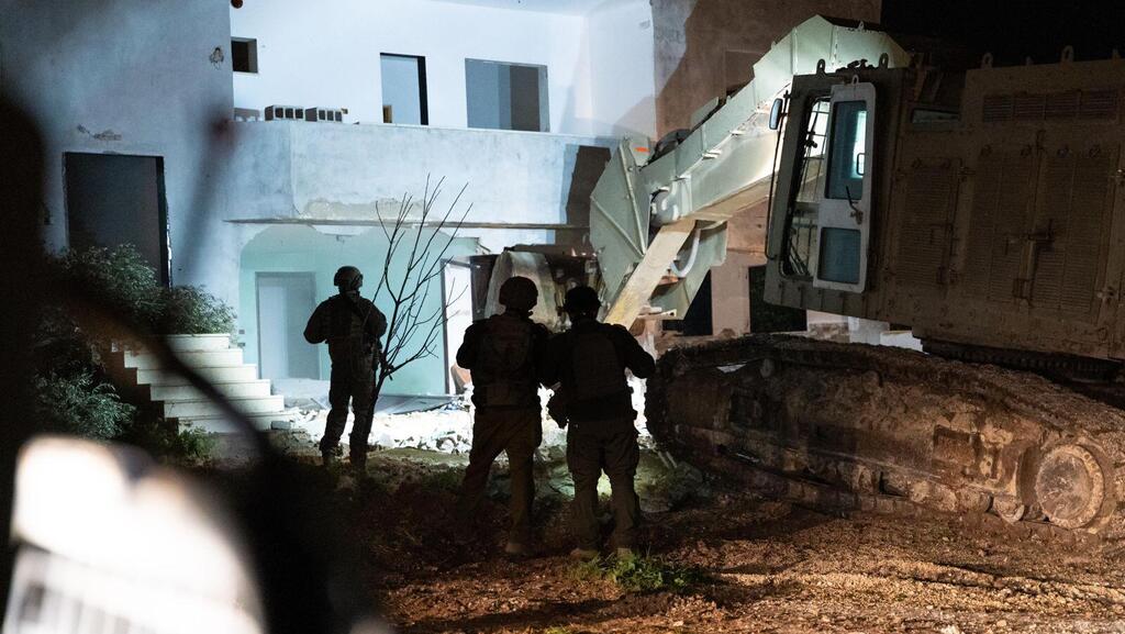תיעוד מהריסת בית המחבל  עאבד מסאד שלקח חלק בביצוע פיגוע הירי בחווארה ב-19.8.2023