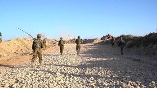  תיעוד מפעילות צוות הקרב של חטיבת ביסל"ח (828) במרחב חאן יונס