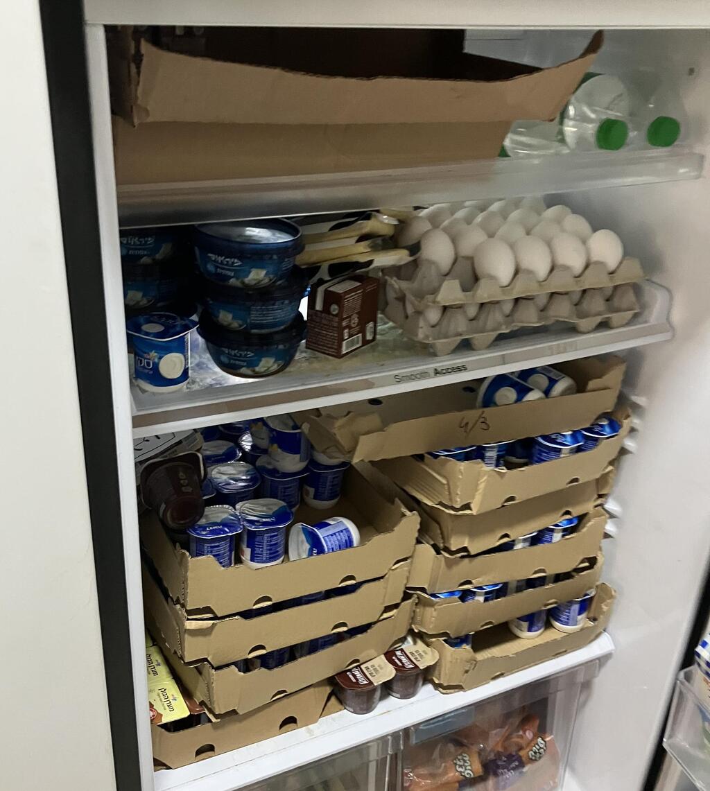 Холодильник с продуктами 